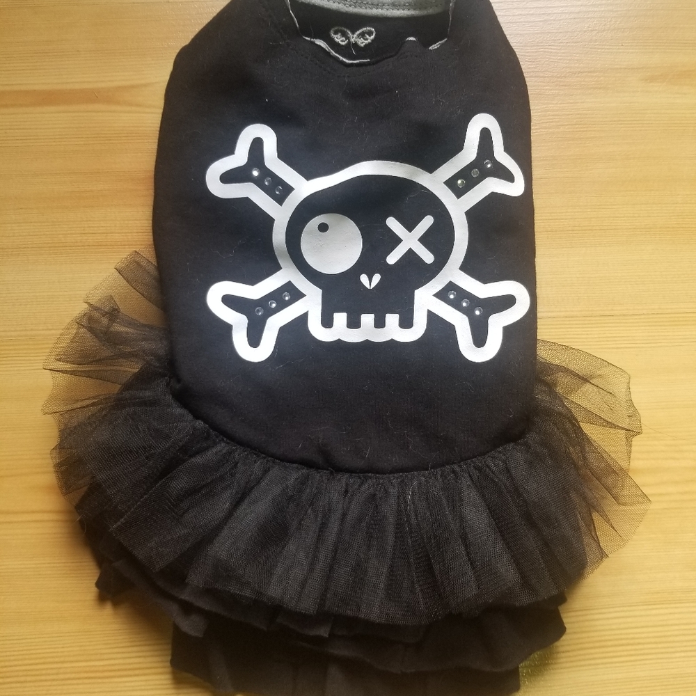 S-M Skull Tutu Dress